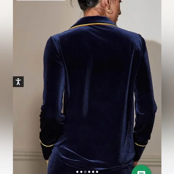 Boden NWT Navy Zena Shirt size US 10 - Picture 5 of 17